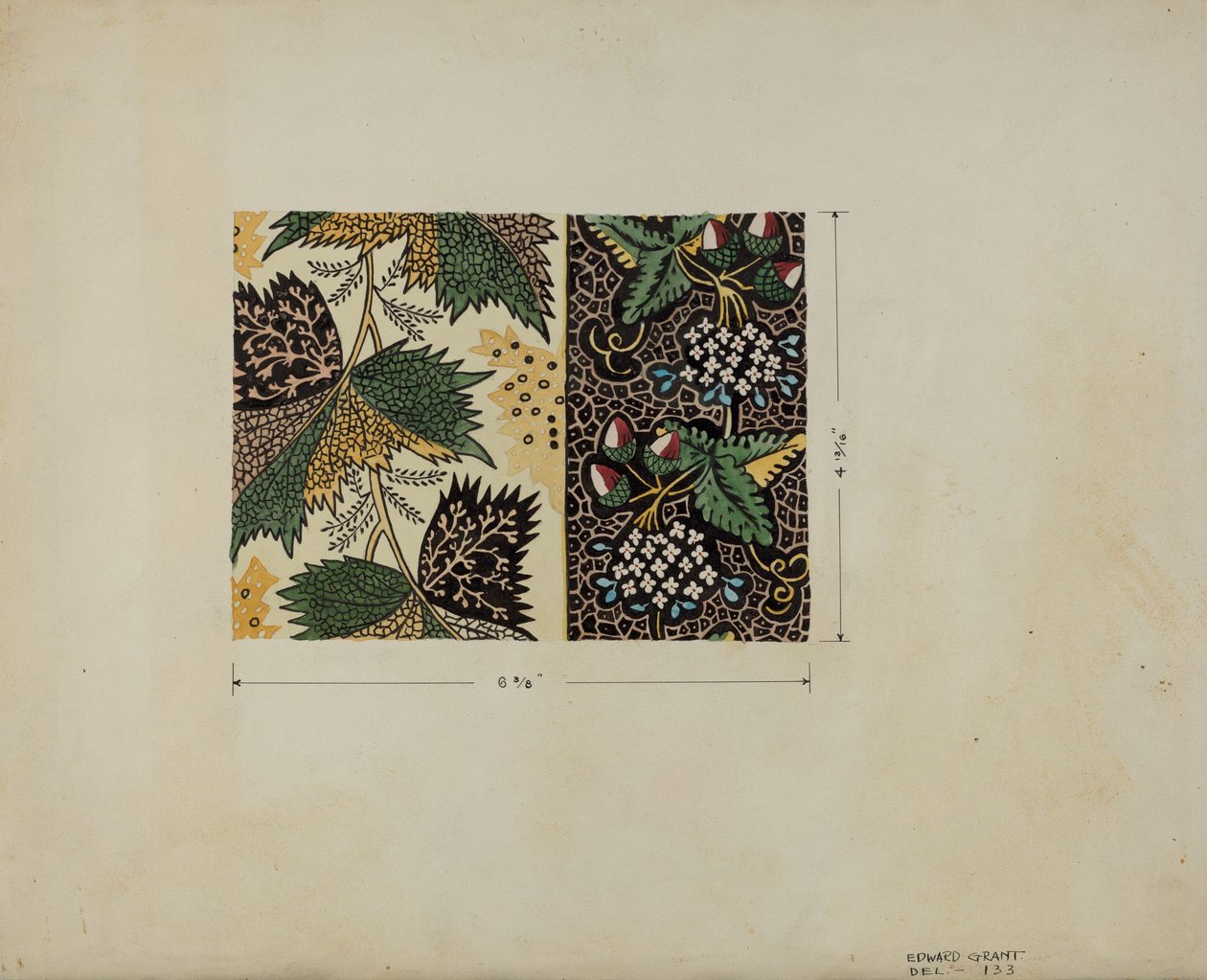 Piece of Calico, ca. 1936. av Edward Grant