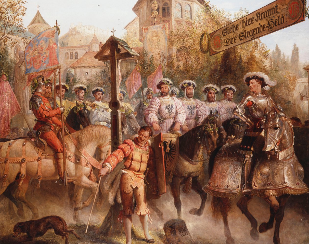 Processionen, 1893 av Edward Henry Corbould