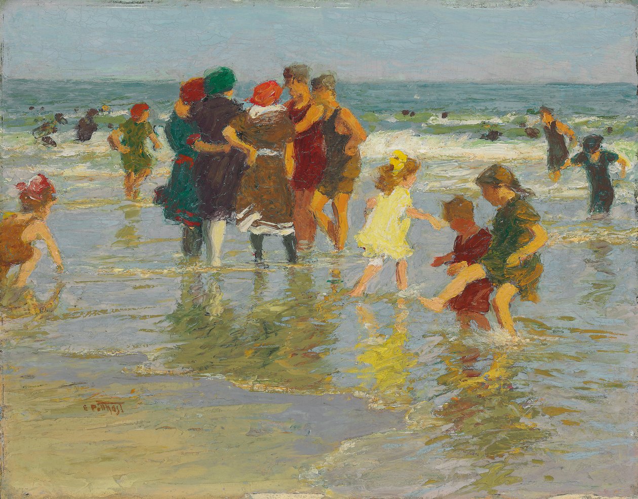 Strandscen, av Edward Henry Potthast