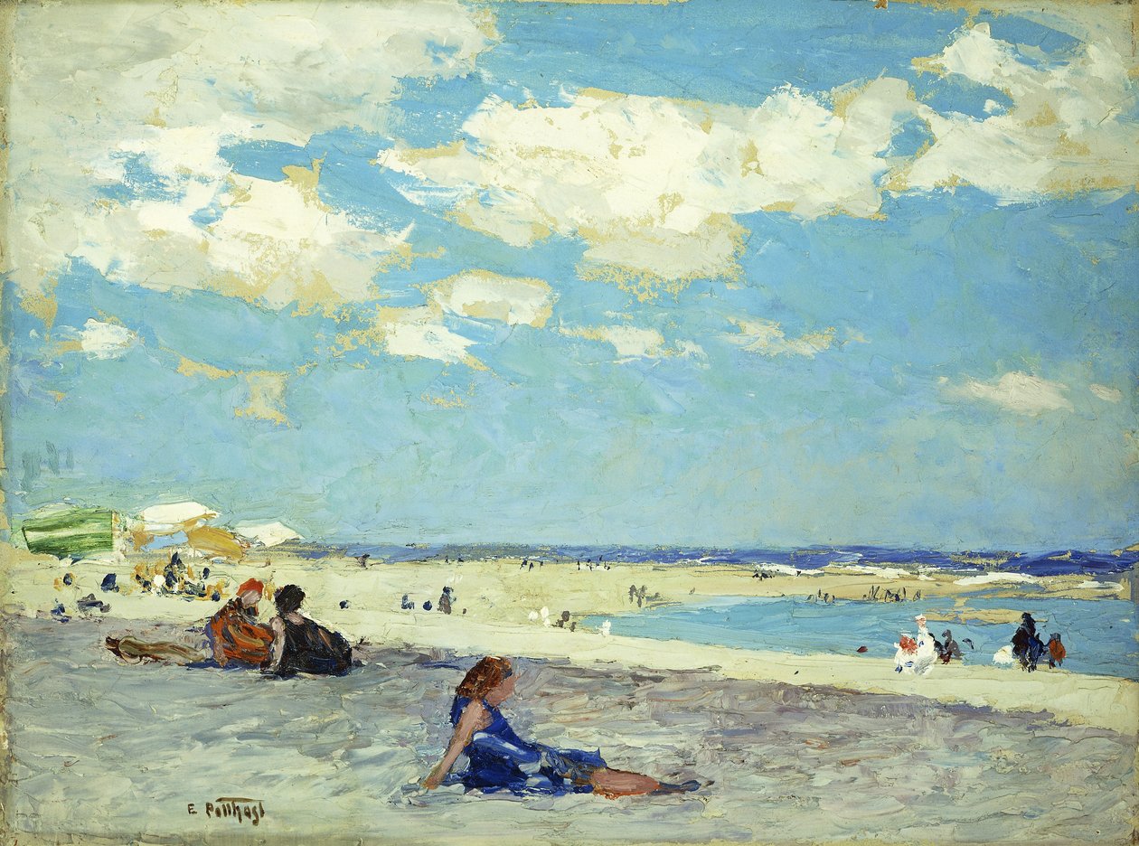 Lång strand, av Edward Henry Potthast