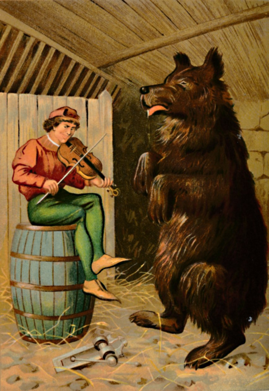 Den dansande björnen, 1901 av Edward Henry Wehnert