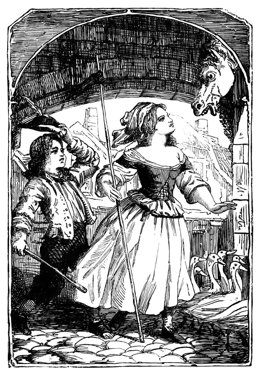 Gåsflickan, 1901 av Edward Henry Wehnert