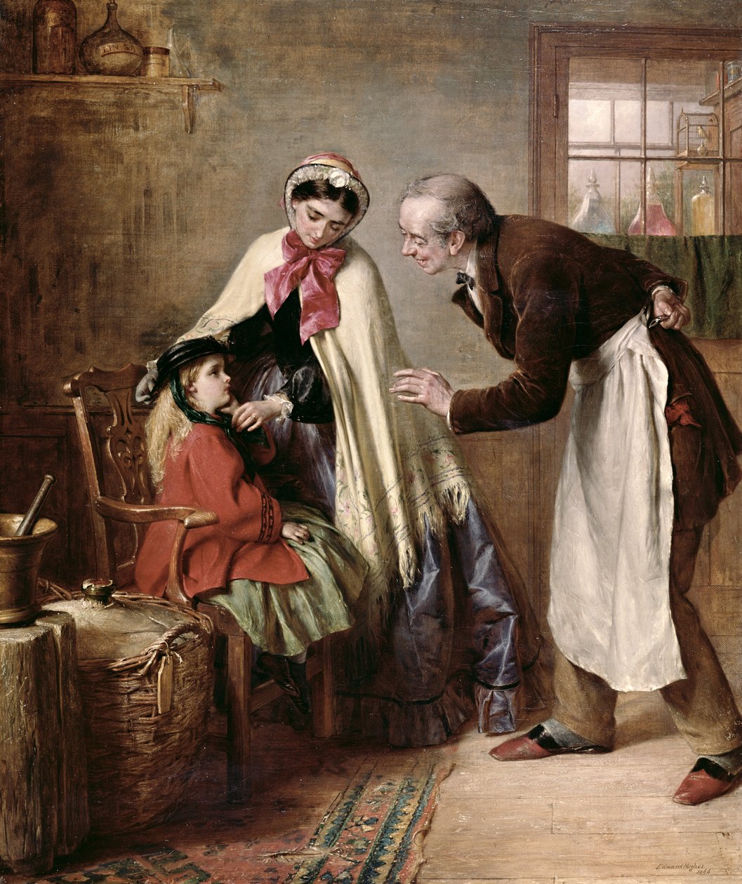 Första tanden, 1866 av Edward Hughes