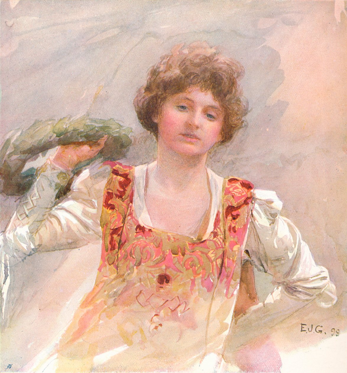 Födelsedagen, c1870-1906, 1906. av Edward John Gregory
