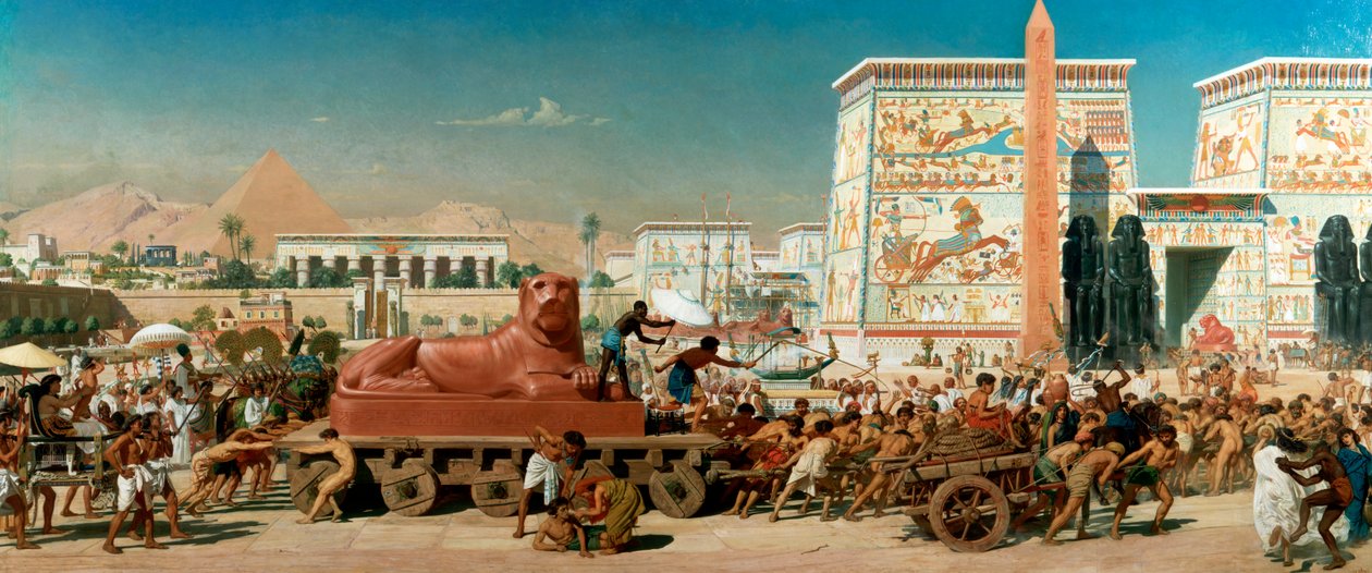 "Israel i Egypten", 1867 av Edward John Poynter