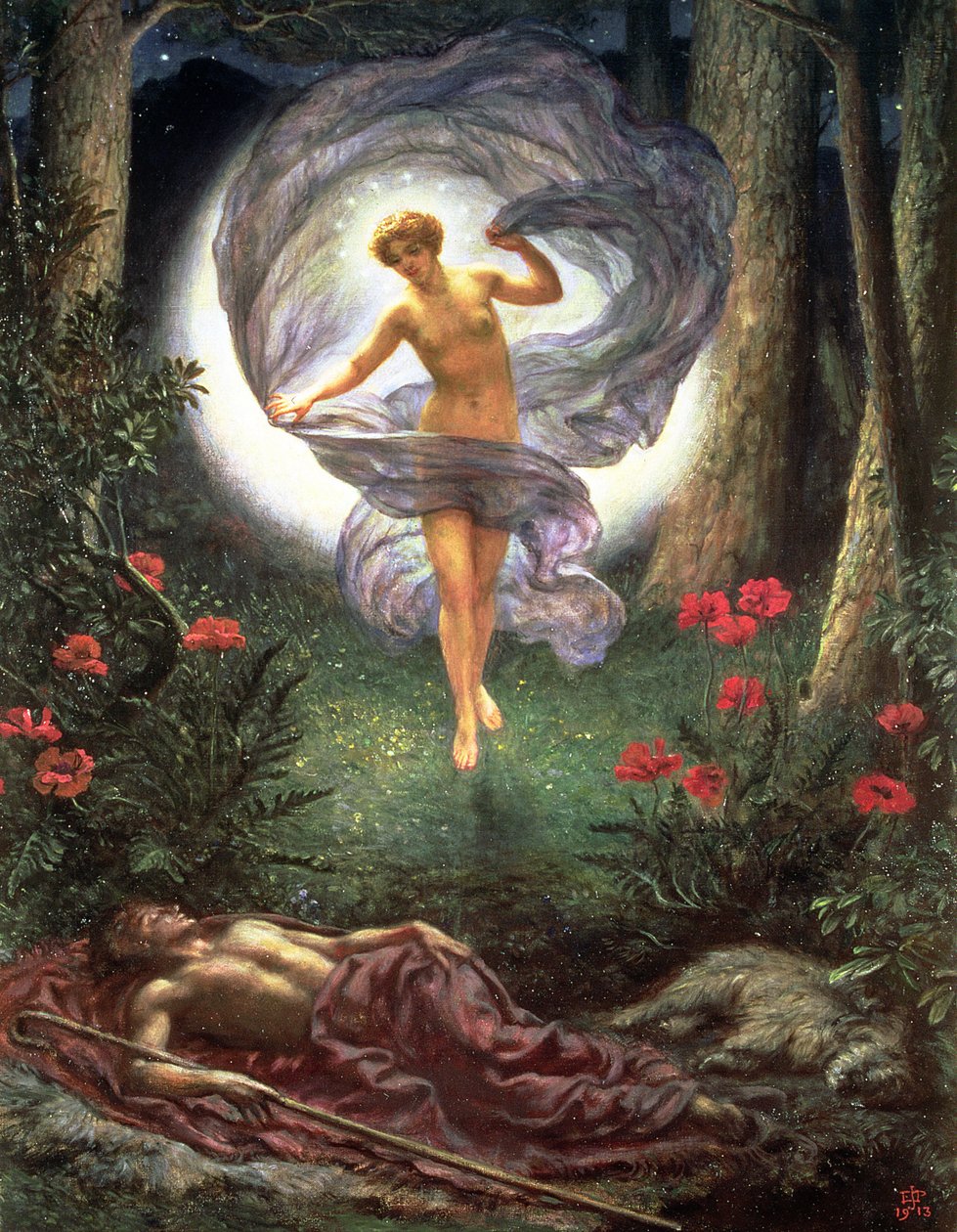 Visioner av Endymion av Edward John Poynter