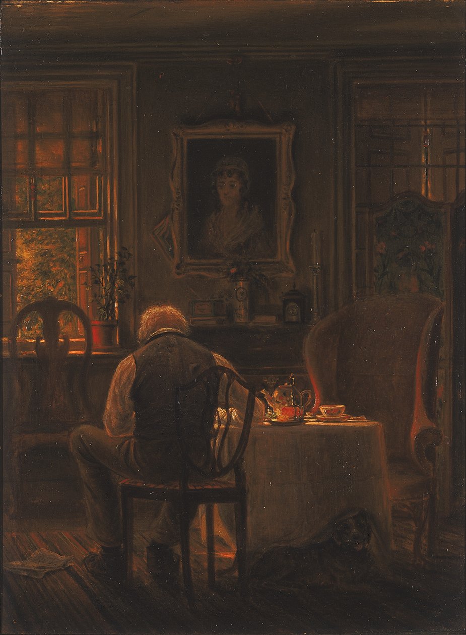 Änkemannen, 1873. av Edward Lamson Henry