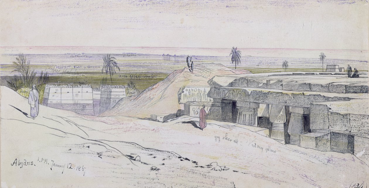 Abydus av Edward Lear