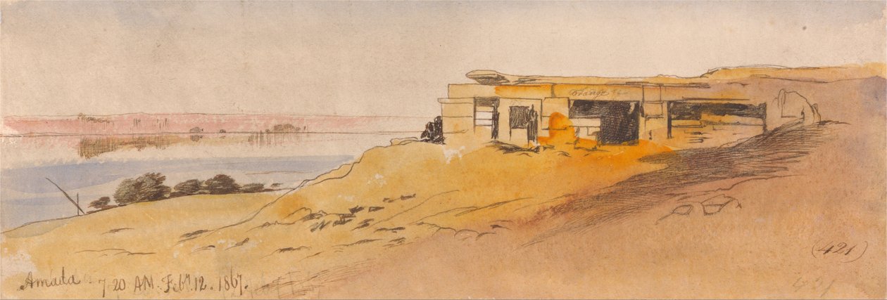 Amada, kl. 07.20, 12 februari 1867 (421) av Edward Lear