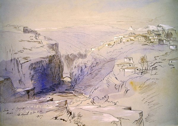 Baia, Zagora, Albanien av Edward Lear
