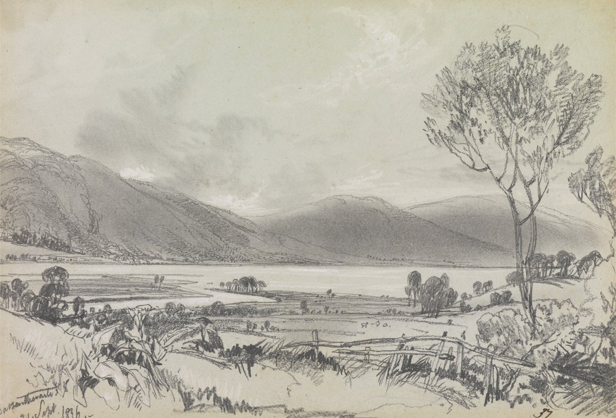 Bassenthwaite av Edward Lear