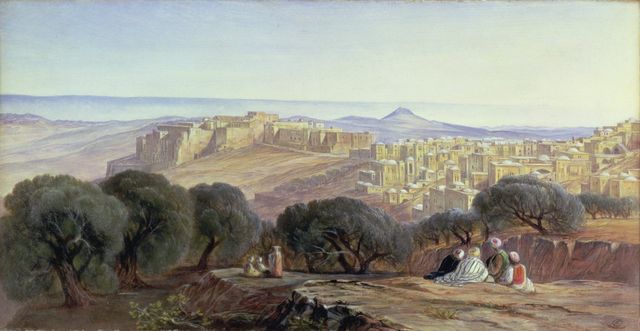 Betlehem, 1879 av Edward Lear