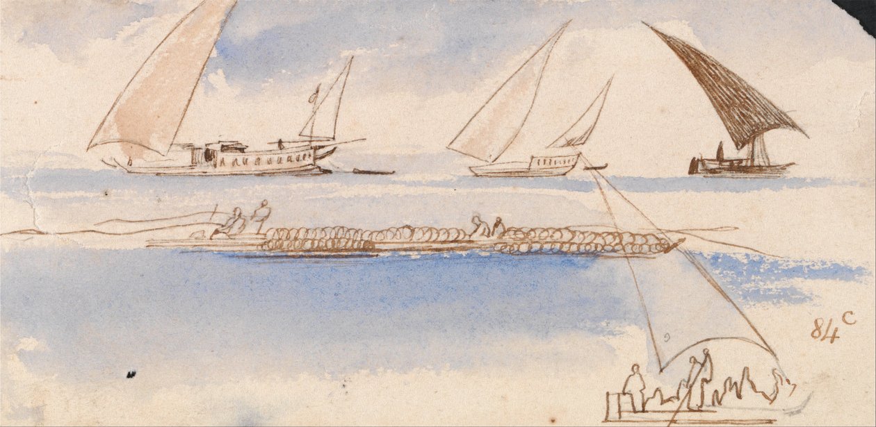 Båtar av Edward Lear