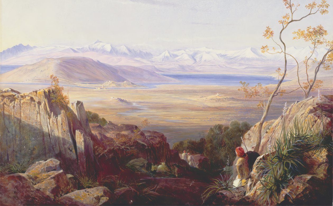 Butrinto, Albanien, 1861. av Edward Lear