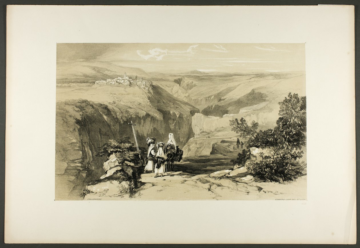 Collepardo av Edward Lear