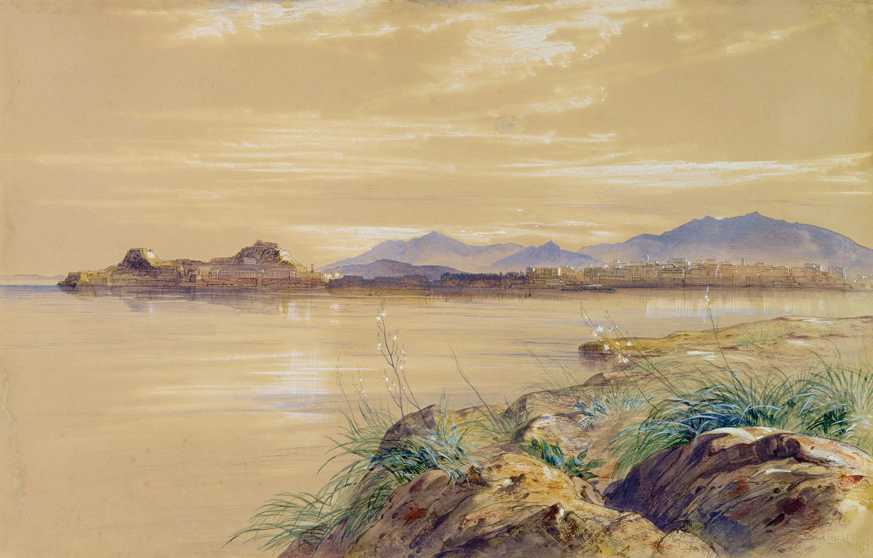Korfu av Edward Lear