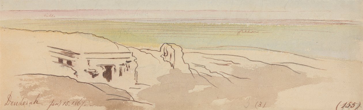 Dendera, den 15 januari 1867 (155) av Edward Lear