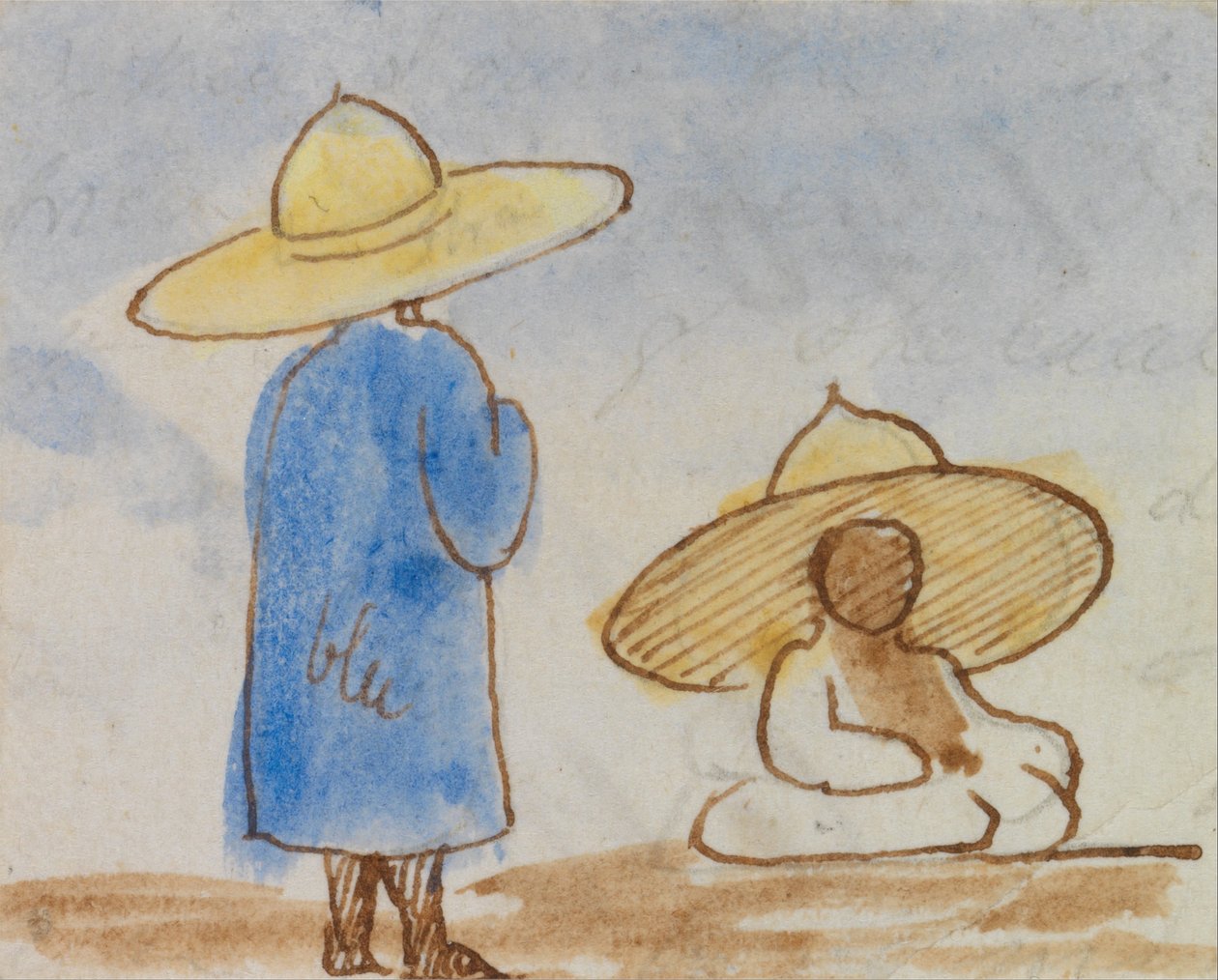 Egyptiska män av Edward Lear