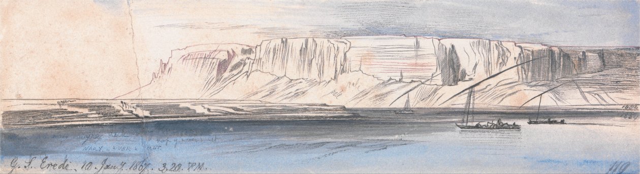 Gebel Sheikh Eredi av Edward Lear