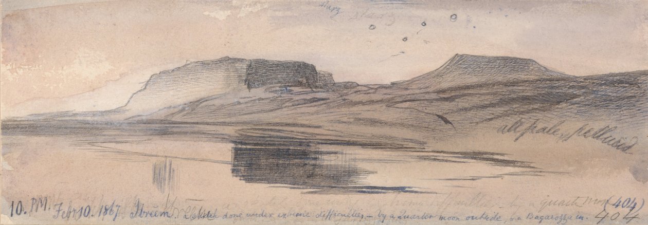 Ibreem, kl. 22.00 den 10 februari 1867 (404) av Edward Lear