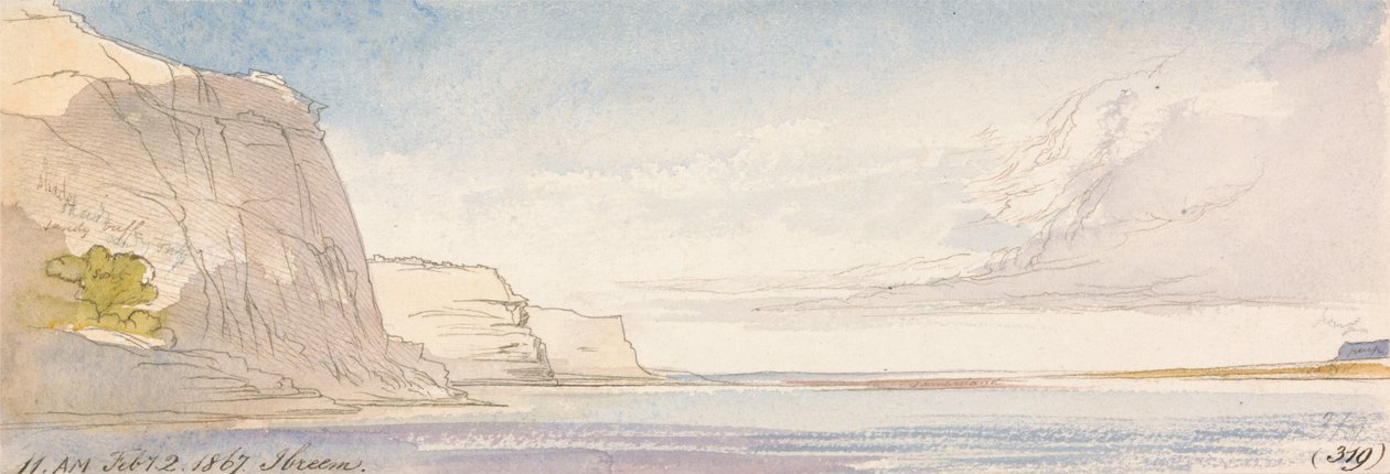 Ibreem, kl. 11.00, den 2 februari 1867 (319) av Edward Lear