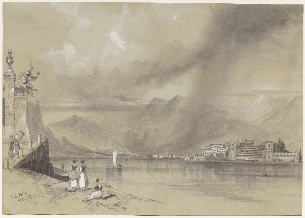 Isola Bella, Lago Maggiore av Edward Lear