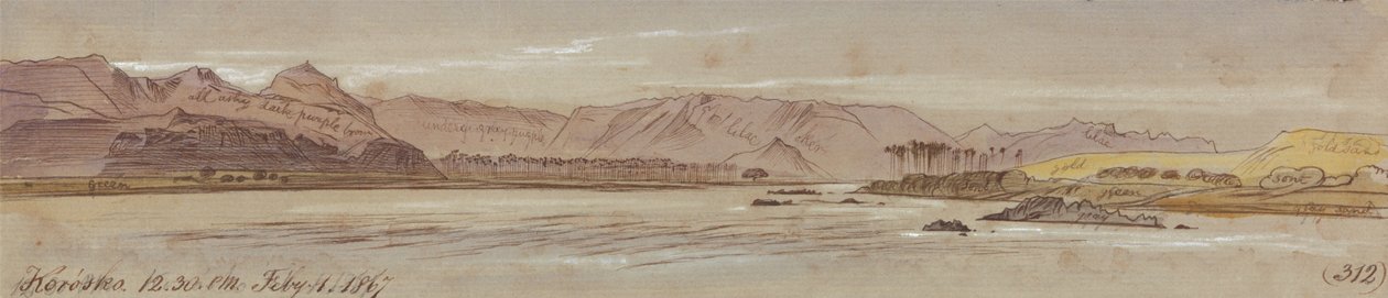 Korosko av Edward Lear