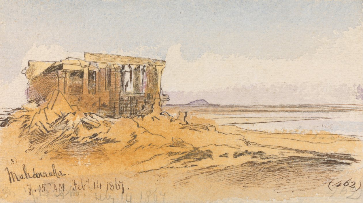 Maharraka, kl. 07.15, 14 februari 1867 (462) av Edward Lear