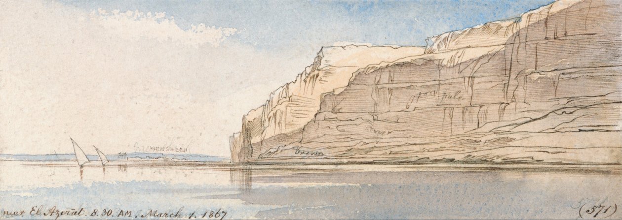 Nära El Azerat av Edward Lear