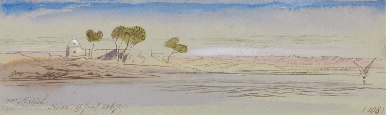Nära Katieh av Edward Lear