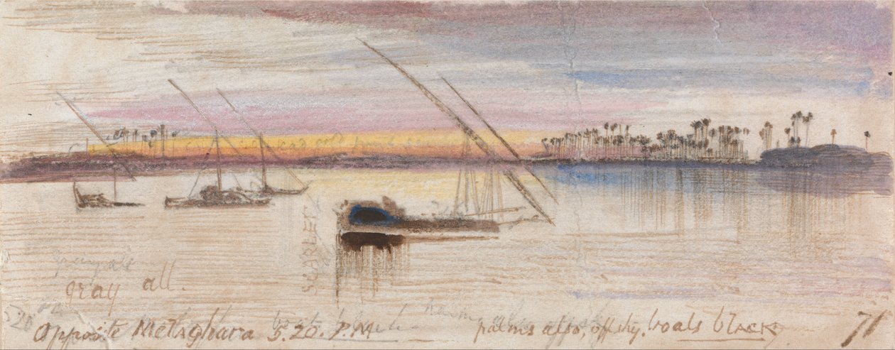Mittemot Melaghara, kl. 17.20 av Edward Lear