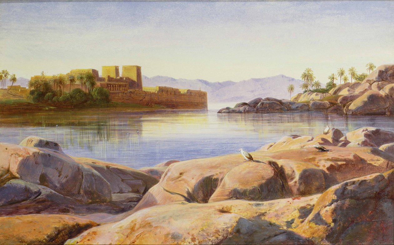 Philae på Nilen av Edward Lear
