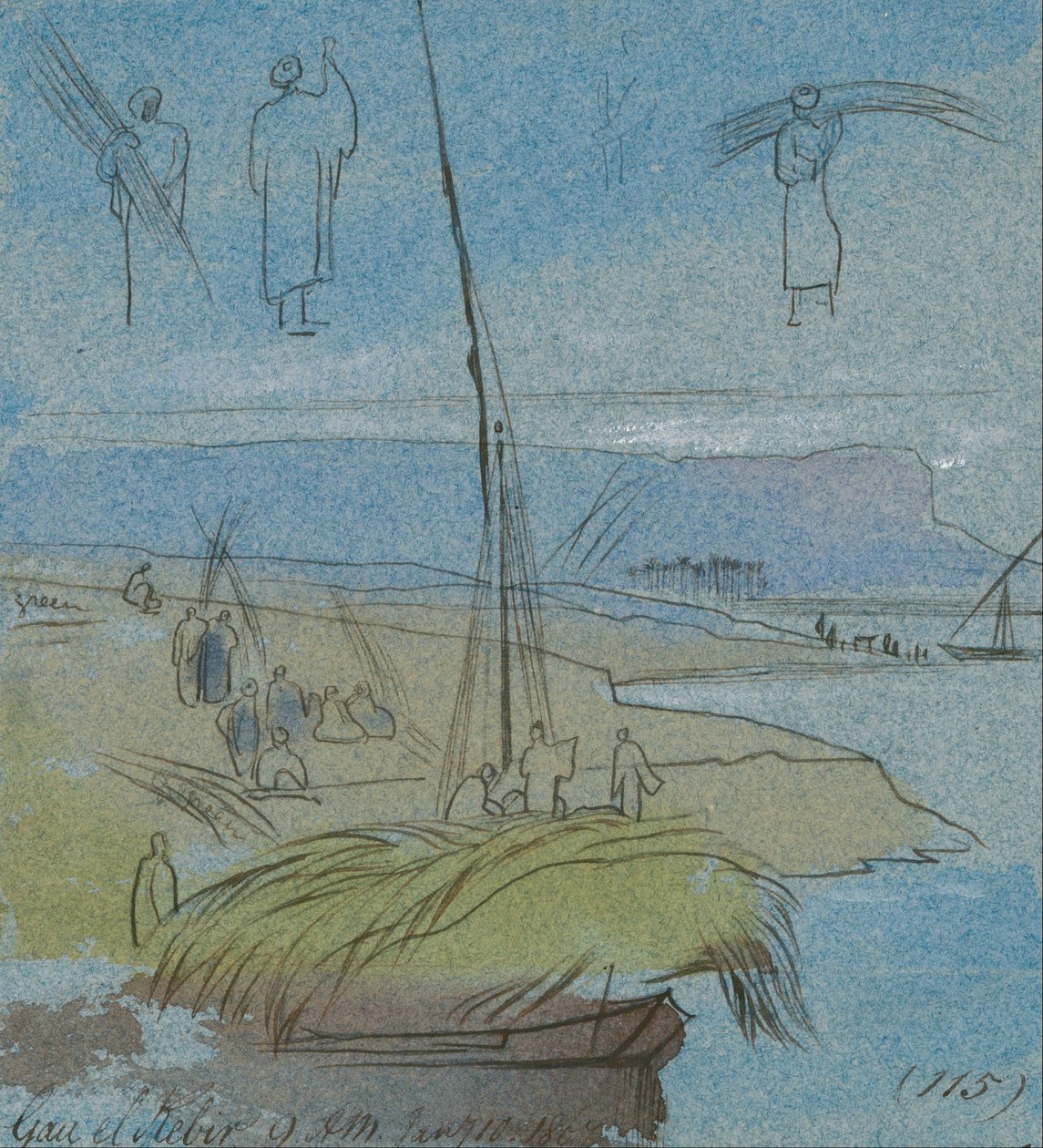 Qaw el Kebir av Edward Lear