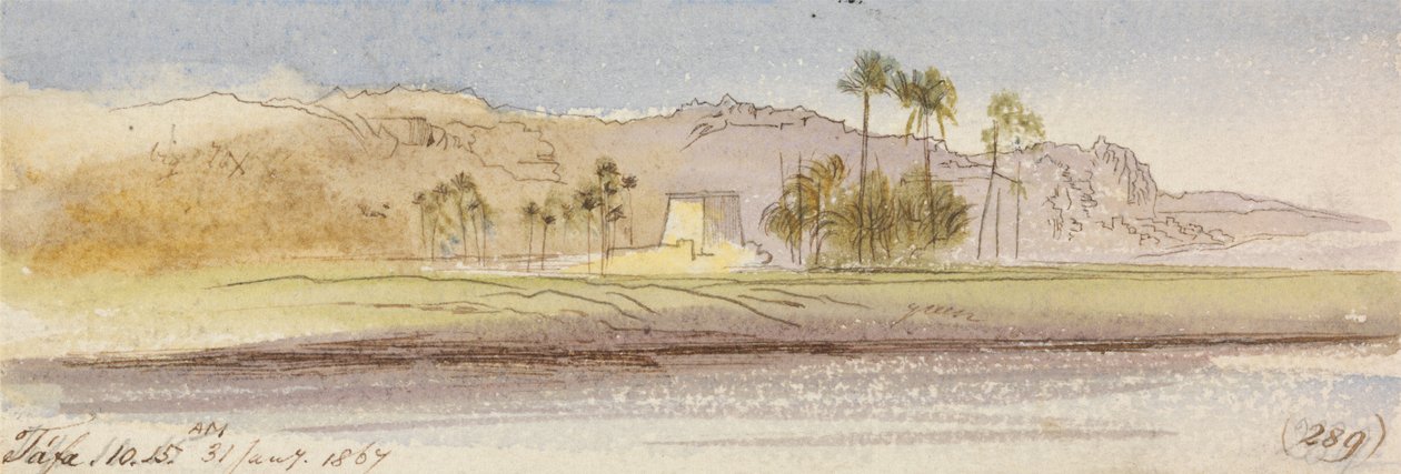 Tafa, kl. 10.15, 31 januari 1867 (289) av Edward Lear