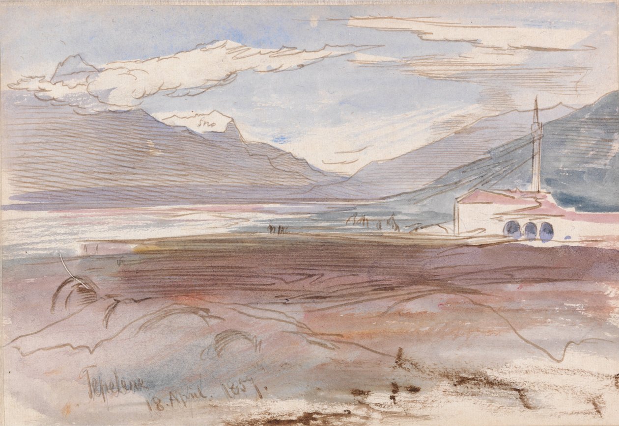 Tepelene, den 18 april 1857 av Edward Lear