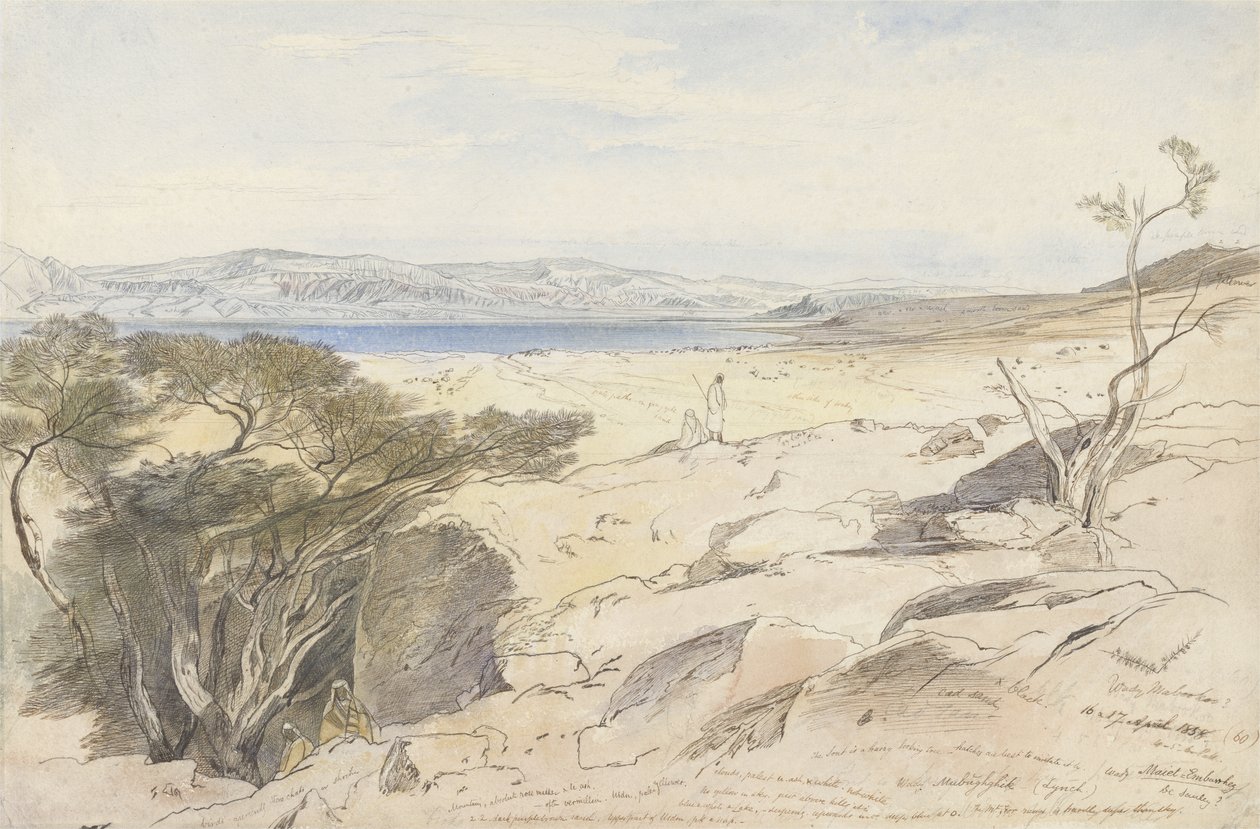 Döda havet av Edward Lear