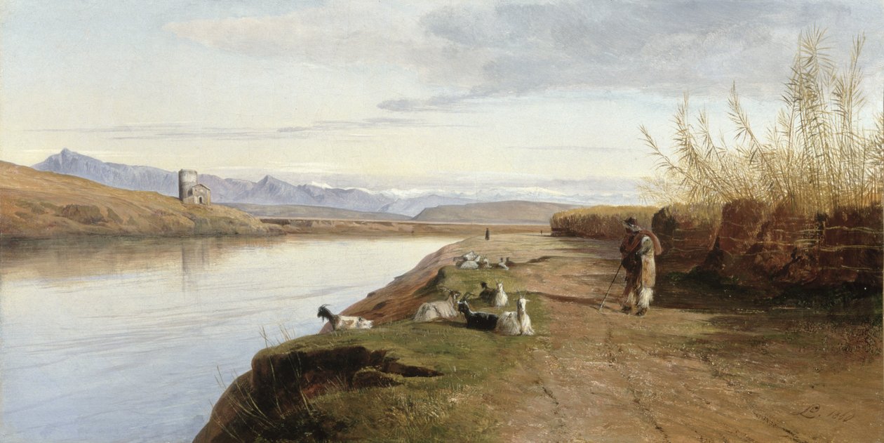 Den romerska kampanjen, 1860 av Edward Lear