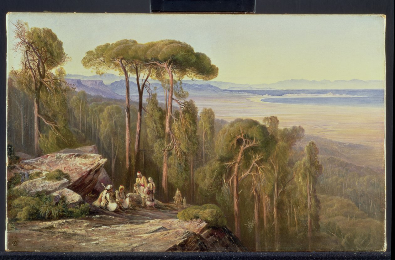 Resenärer i en skog av Edward Lear