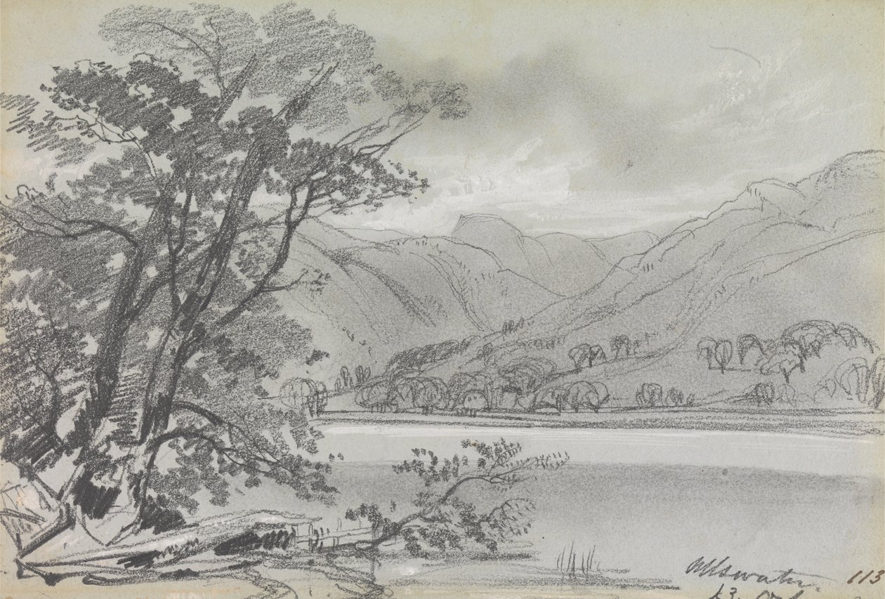 Ullswater av Edward Lear
