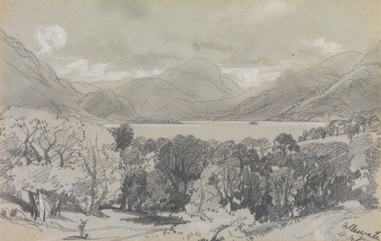 Ullswater, 14 oktober 1836 av Edward Lear
