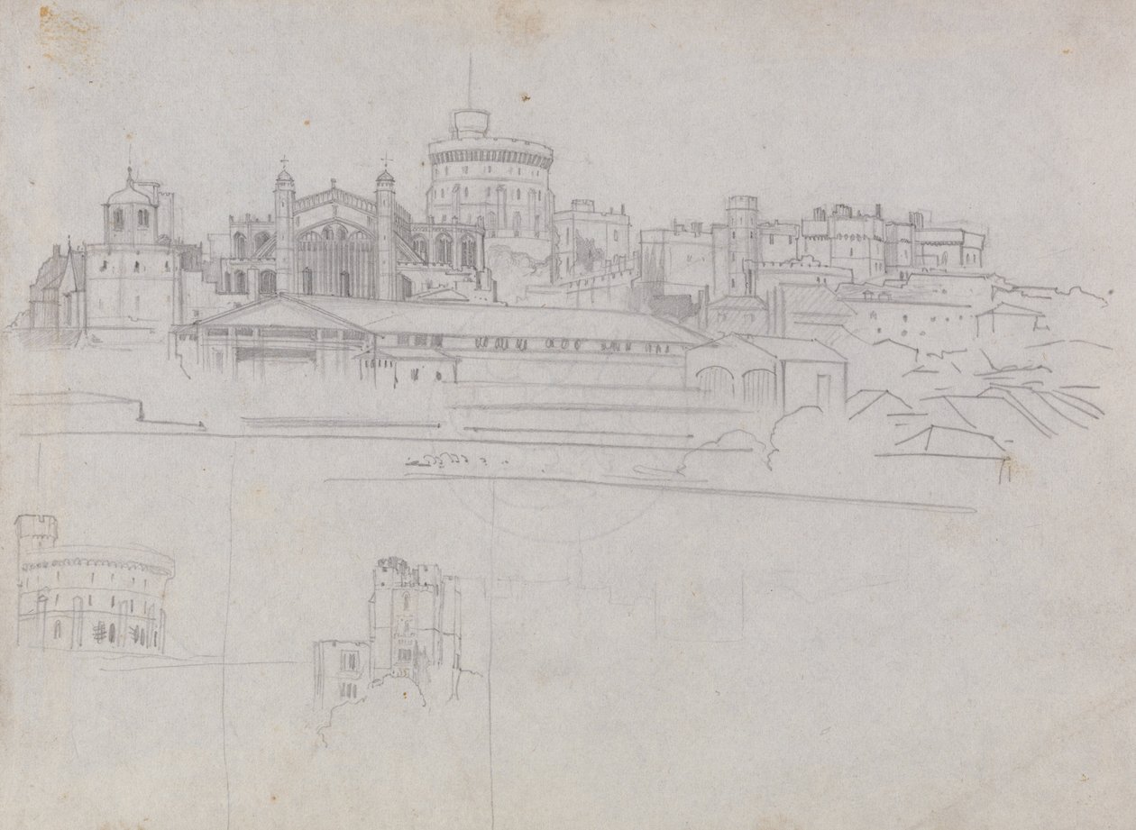 Windsor Castle av Edward Lear