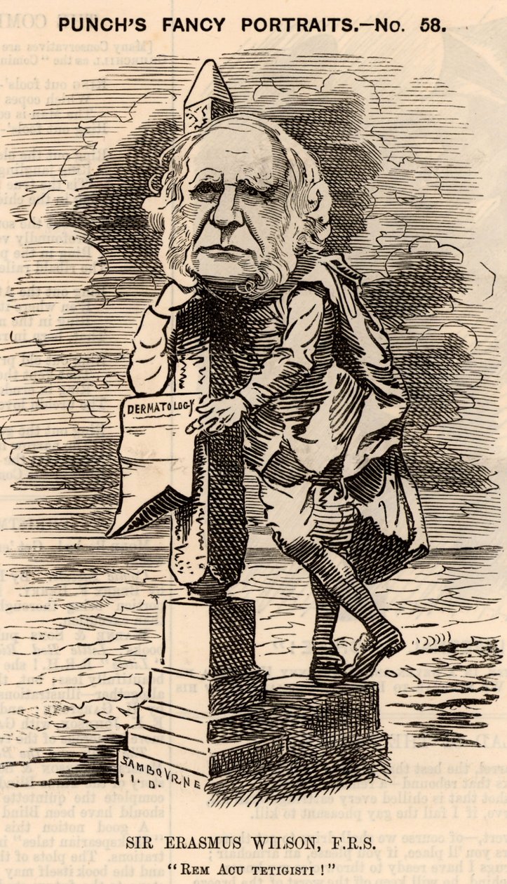 Erasmus Wilson (1809-1884) av Edward Linley Sambourne