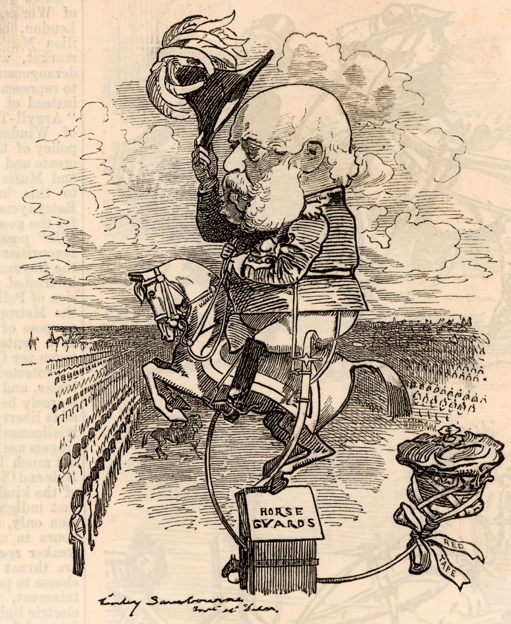 George William Frederick Charles (1819-1904) av Edward Linley Sambourne