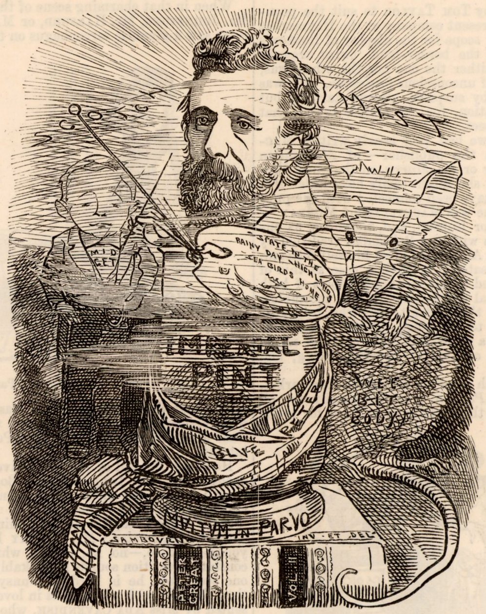 Porträtt av Peter Graham av Edward Linley Sambourne