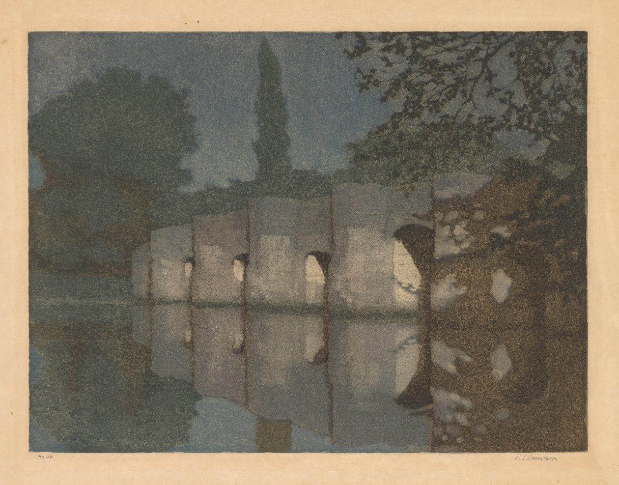 Stopham Bridge av Edward Louis Laurenson