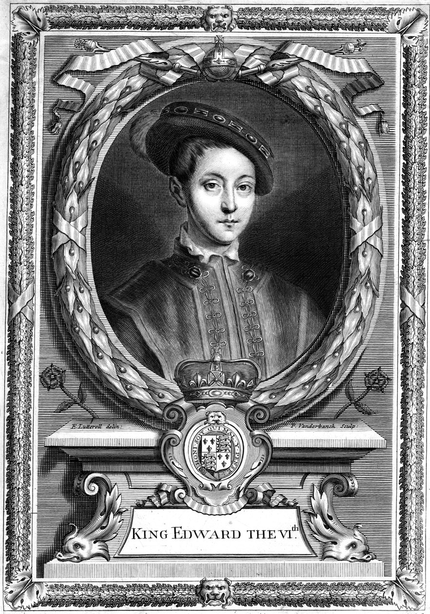 Edward VI, kung av England. av Edward Lutterell