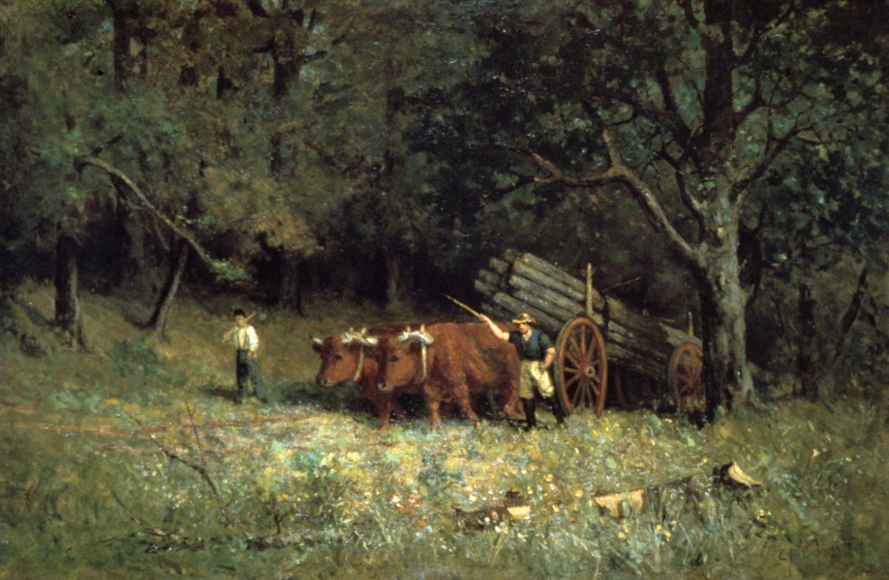 Att köra hem korna, 1881. av Edward Mitchell Bannister