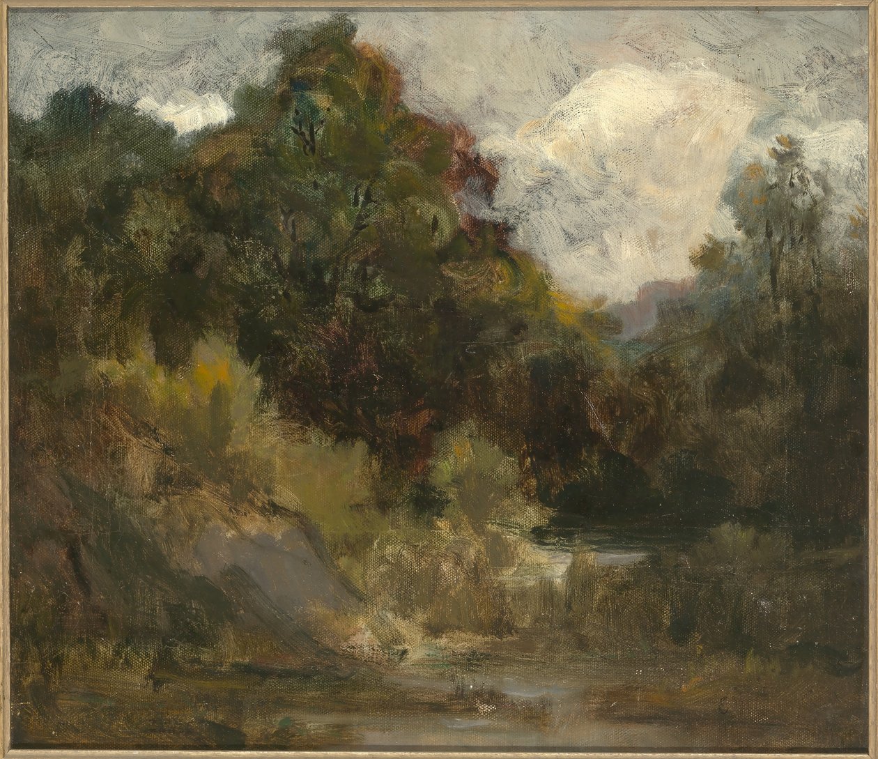 Landskap (träd) av Edward Mitchell Bannister