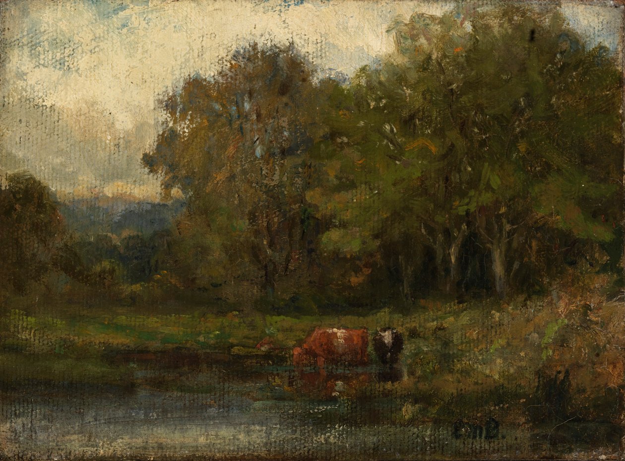 Landskap, 1895. av Edward Mitchell Bannister