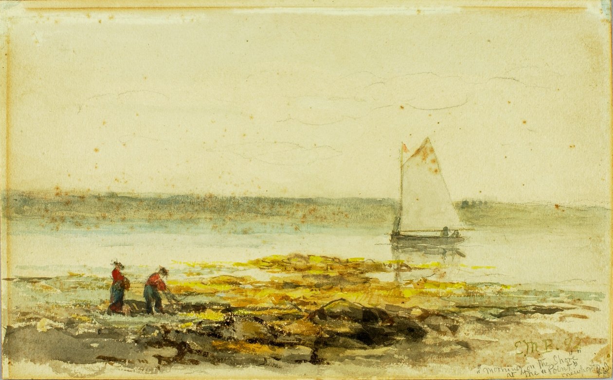 Morgon på stranden av Edward Mitchell Bannister